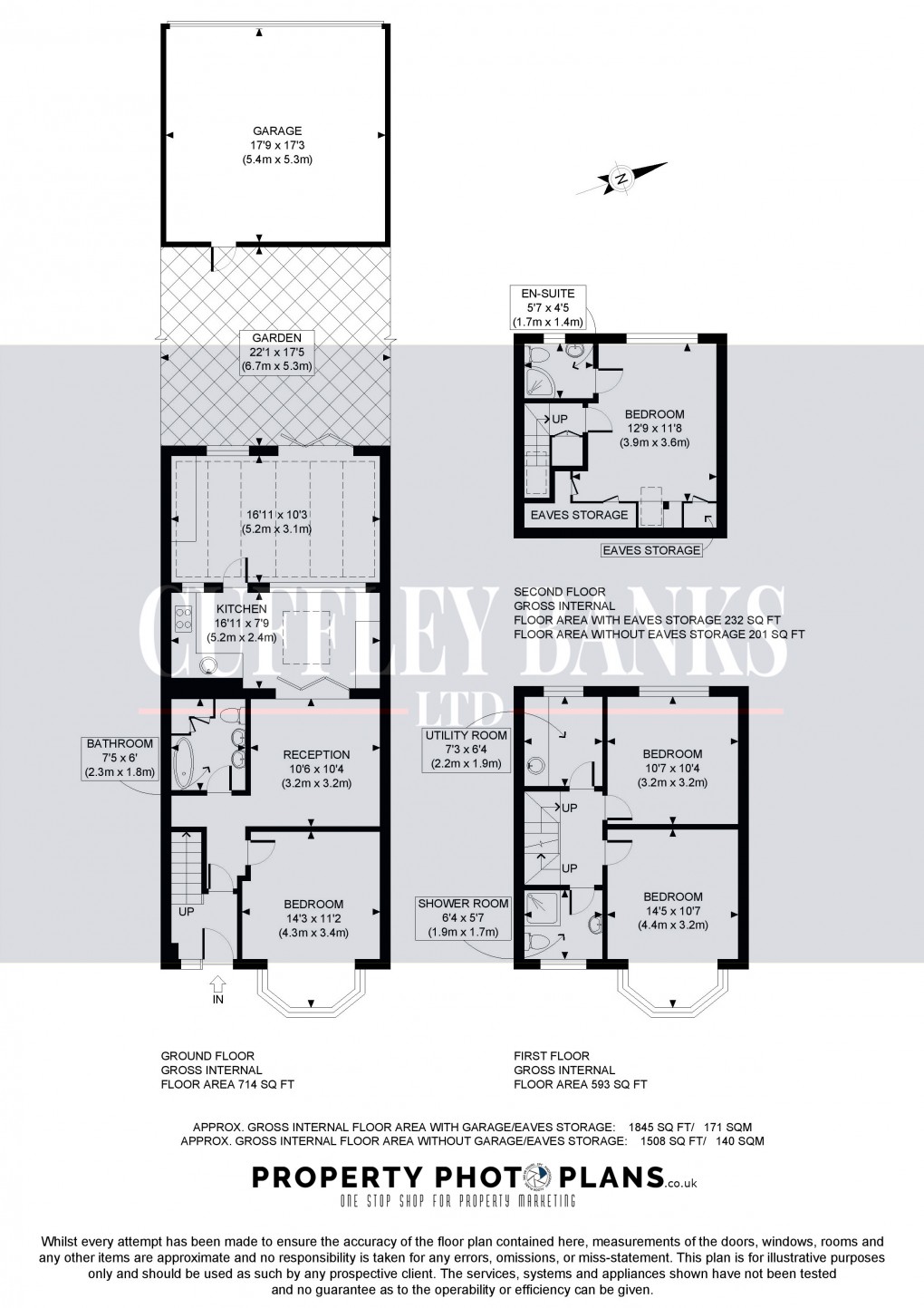 Floorplan for Perivale, Middlesex