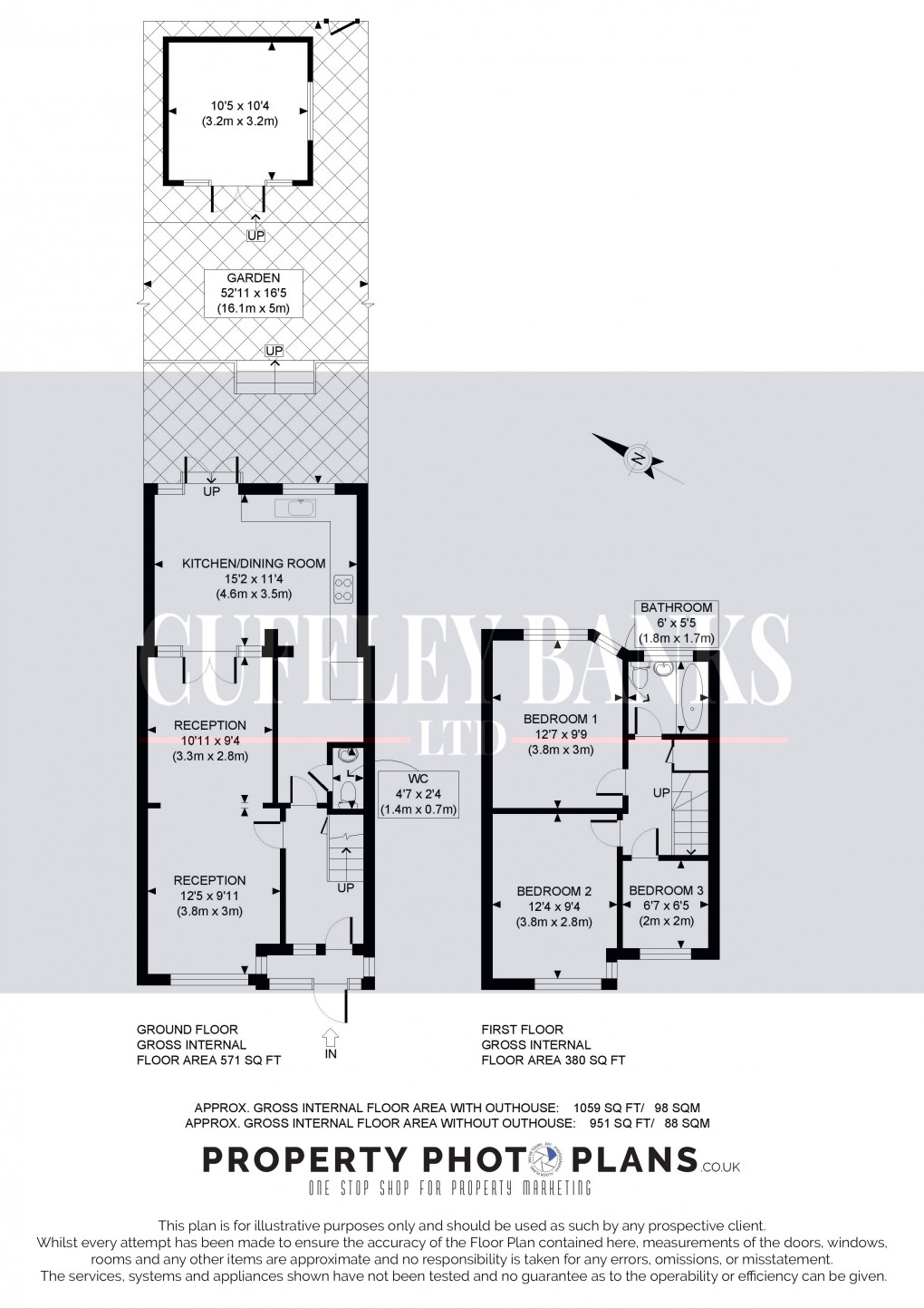 Floorplan for Perivale, Middlesex