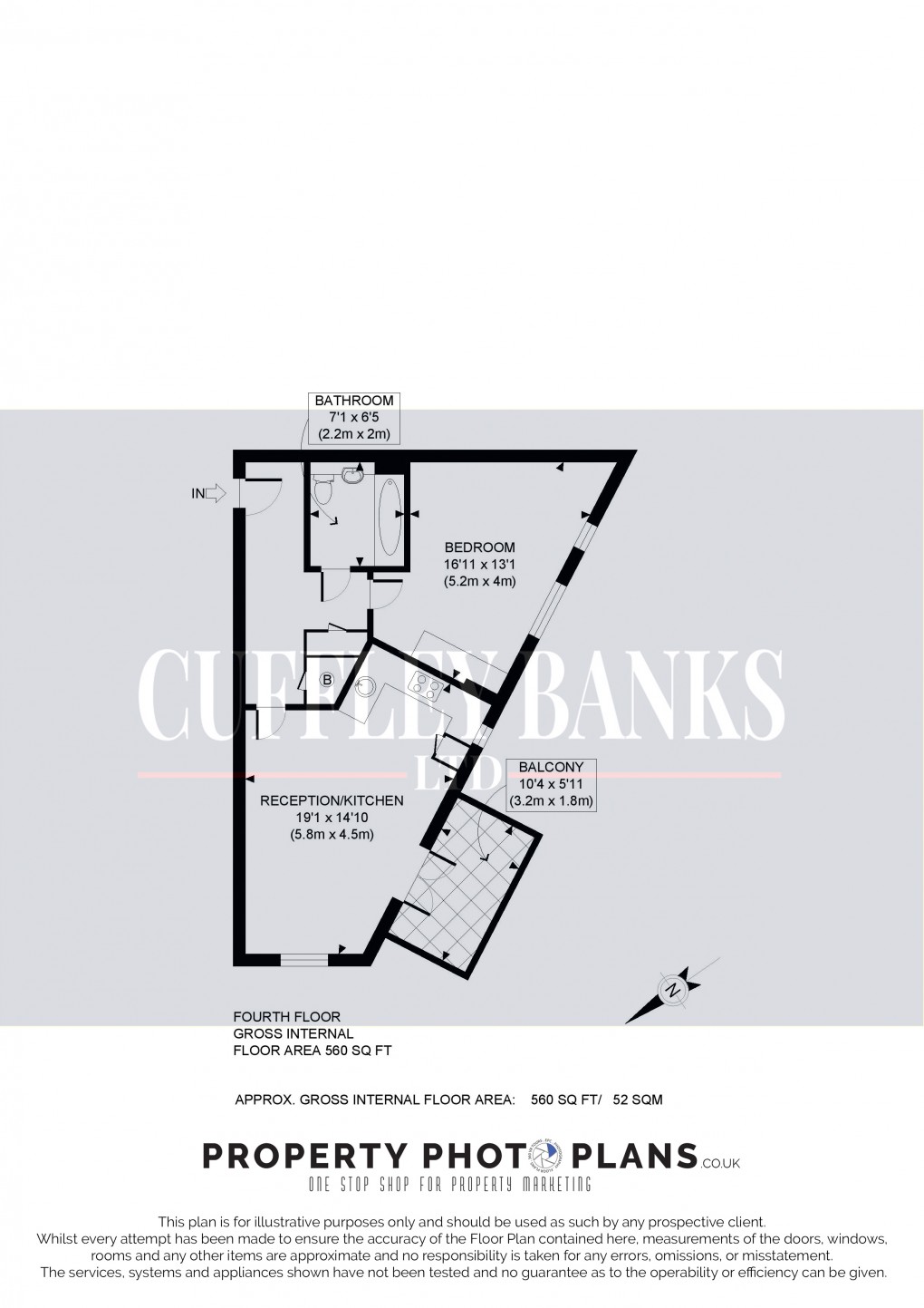 Floorplan for Hatton Road, Wembley, Middlesex
