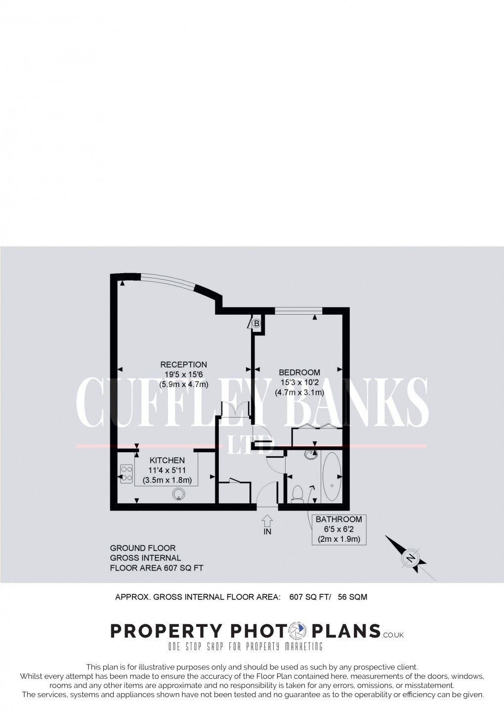 Floorplan for Greenford Road, 1089 Greenford Road, Middlesex