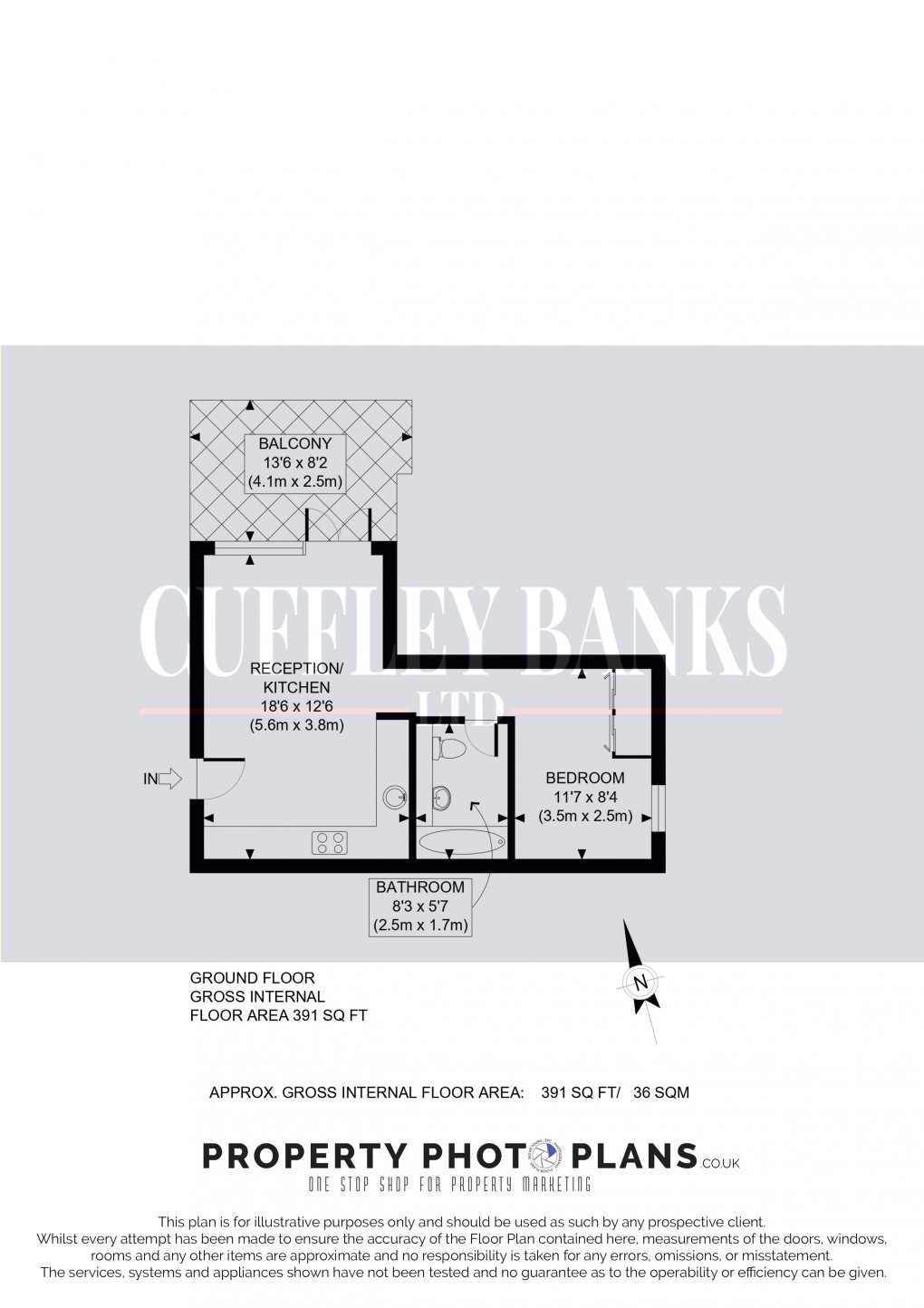 Floorplan for Fraser Road, Perivale, Middlesex