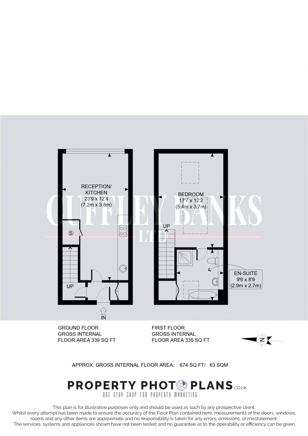 Floorplan for Fraser Road, Perivale, Middlesex