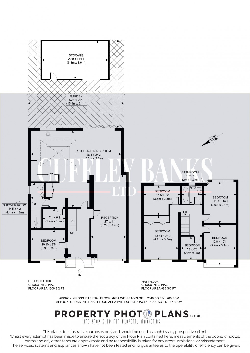 Floorplan for Perivale, Middlesex