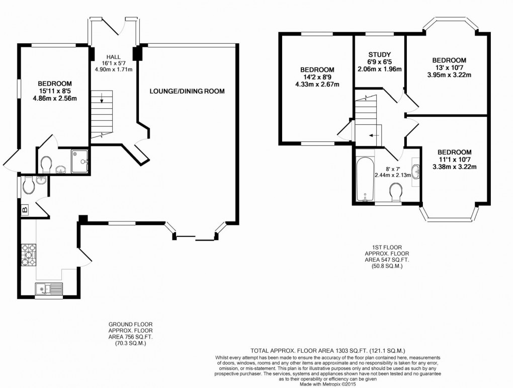 Floorplan for Perivale, Middlesex