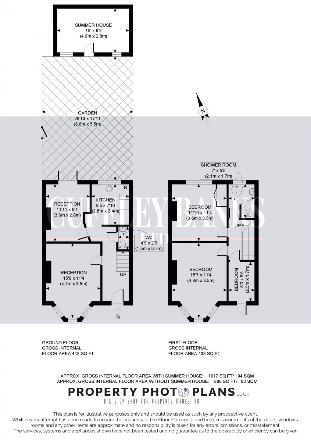 Floorplan for Sudbury Hill, Wembley, Middlesex