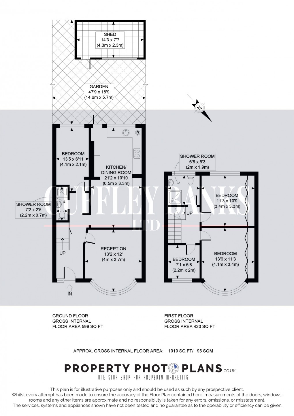 Floorplan for Greenford, Middlesex