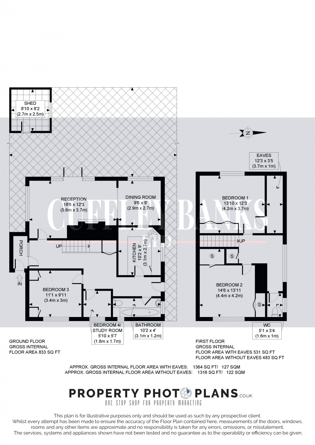 Floorplan for Harlington, Hayes, Middlesex