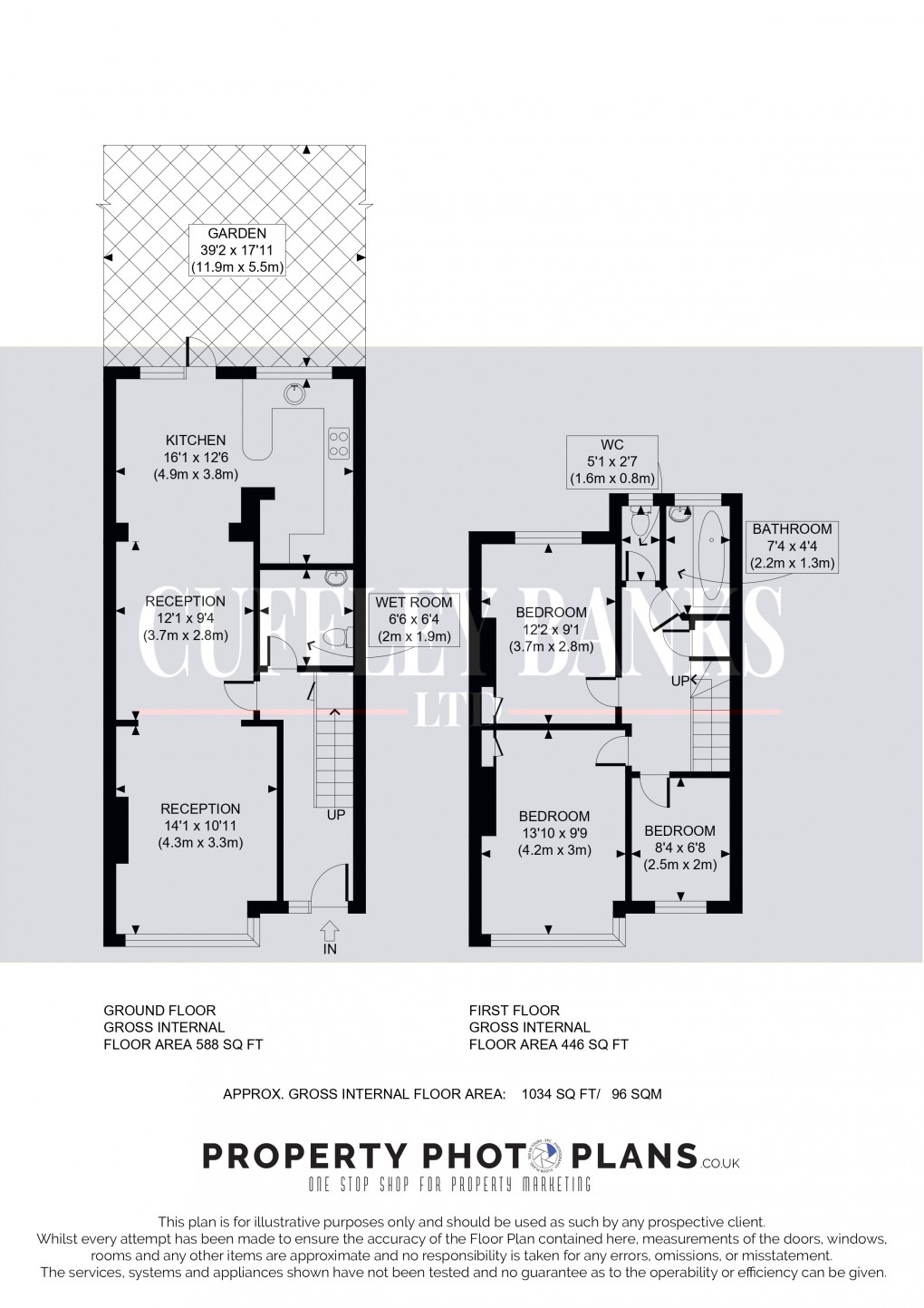Floorplan for Perivale, Middlesex