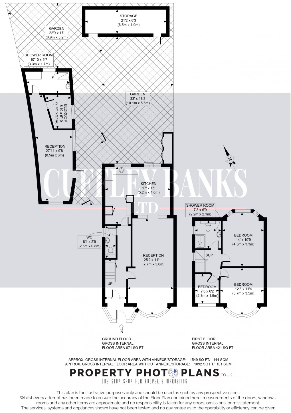 Floorplan for Perivale, Middlesex