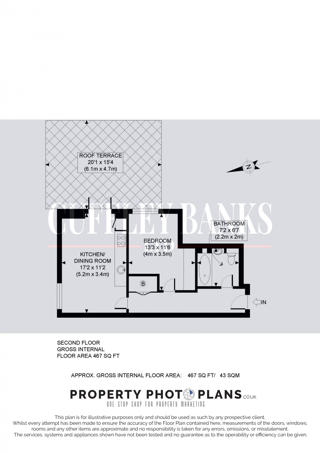 Floorplan for Fraser Road, Perivale, Middlesex