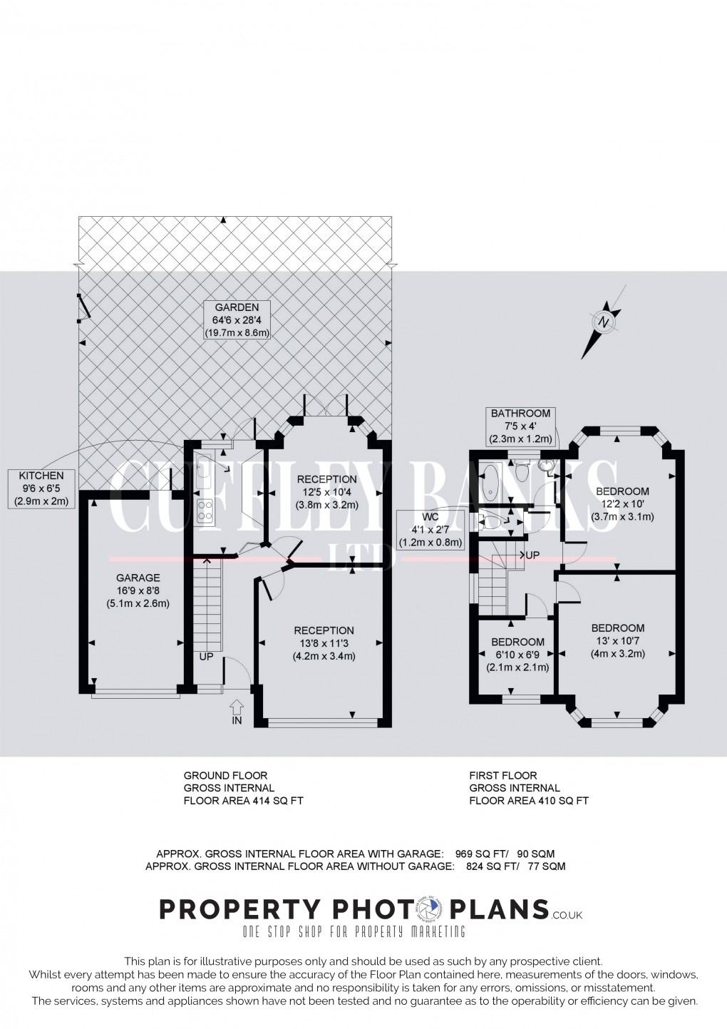 Floorplan for Perivale, Middlesex
