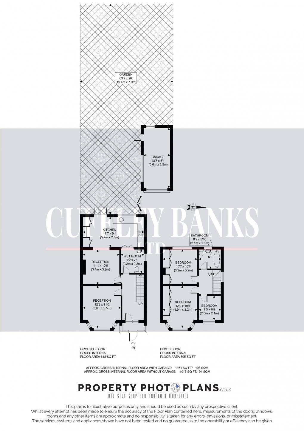 Floorplan for Perivale, Middlesex
