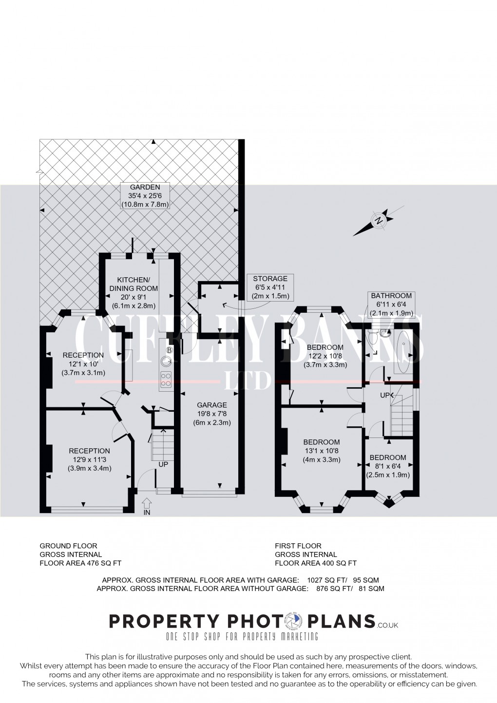 Floorplan for Perivale, Middlesex