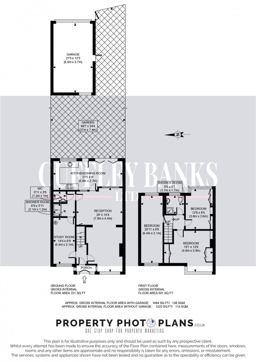 Floorplan for Perivale, Middlesex