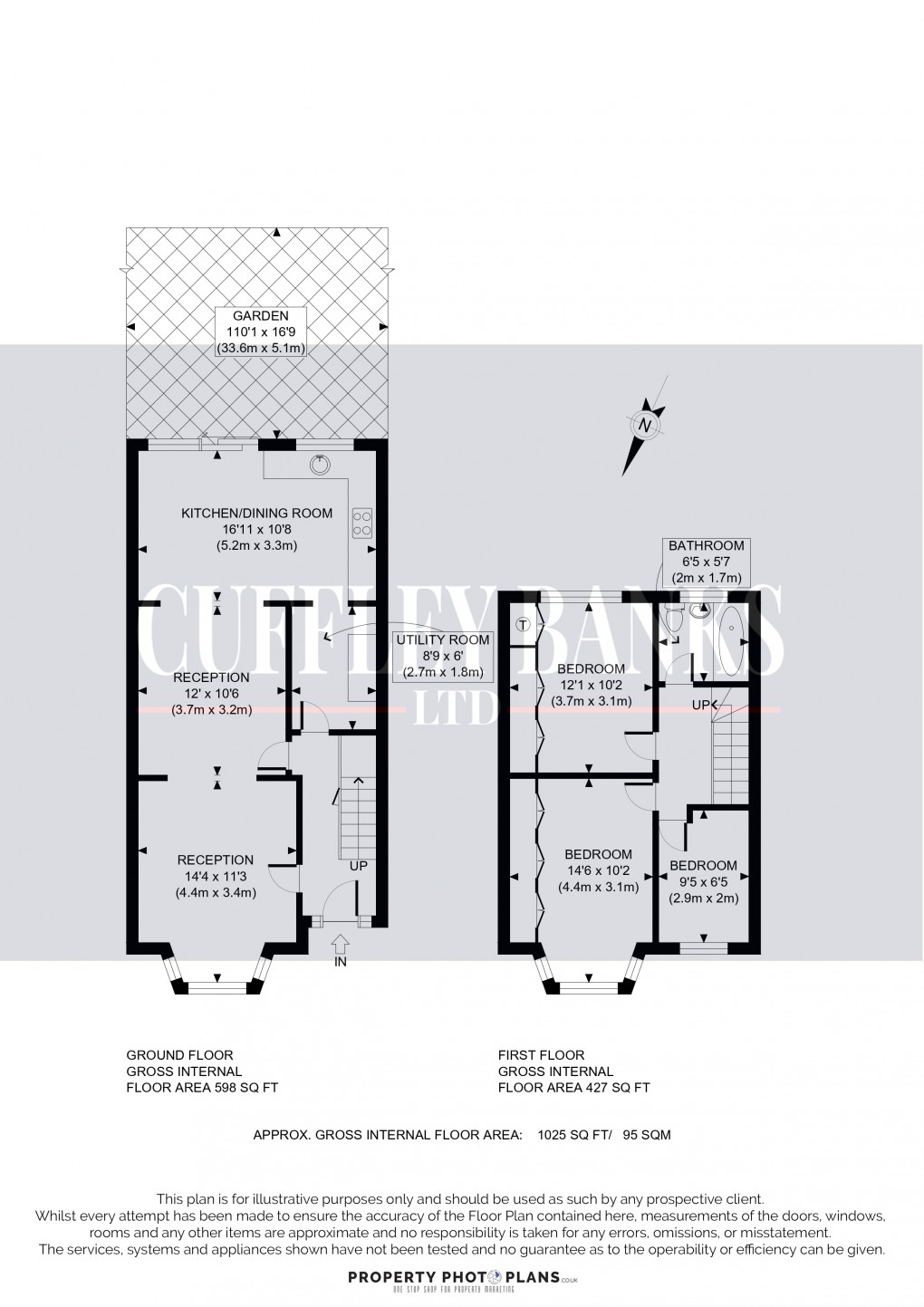 Floorplan for Greenford, Middlesex