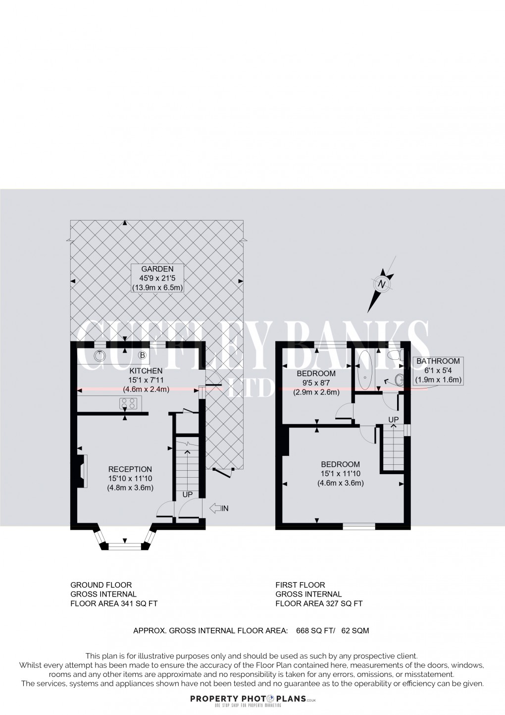 Floorplan for Hanwell, London
