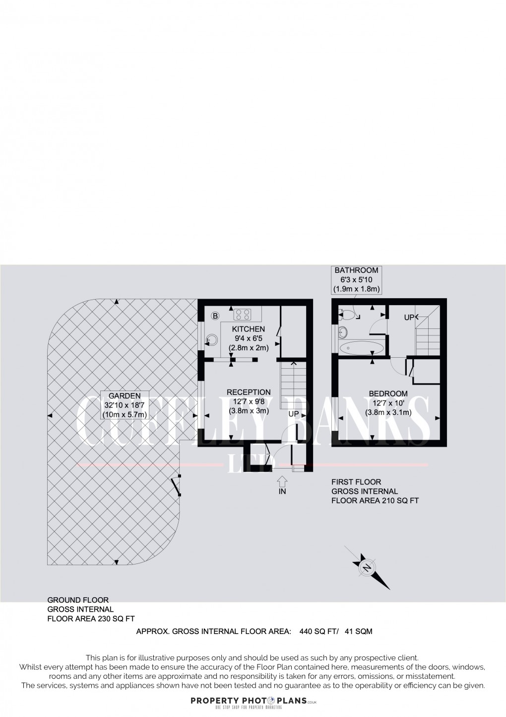 Floorplan for Northolt, Middlesex
