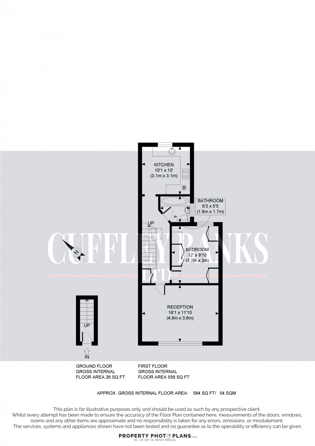 Floorplan for Wembley, Middlesex