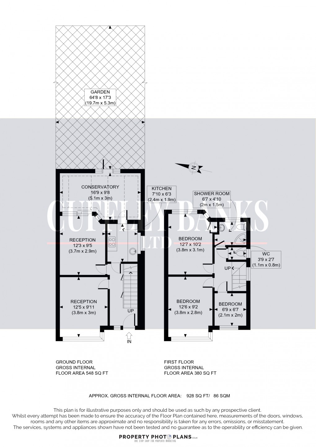 Floorplan for Perivale, Middlesex