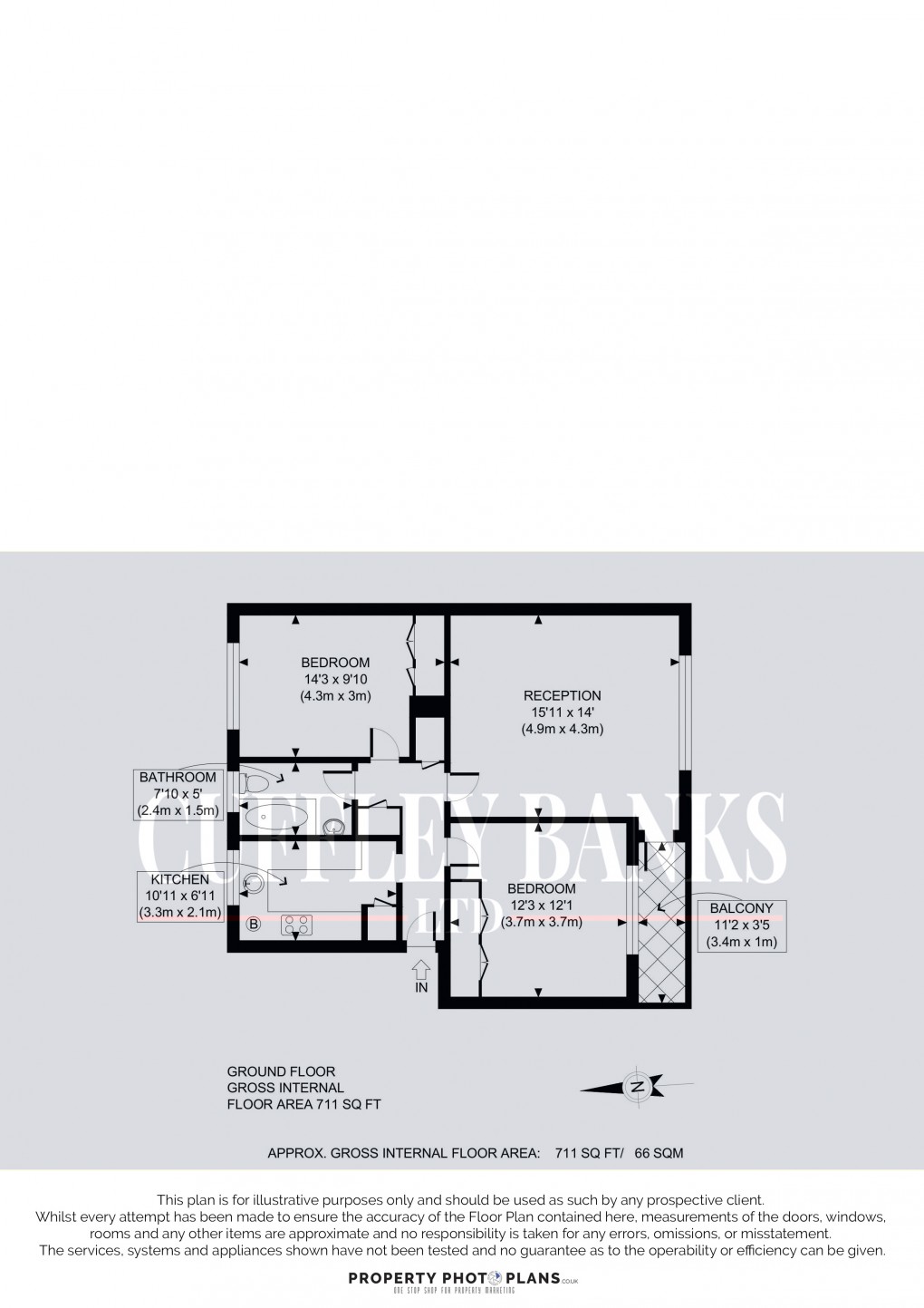 Floorplan for Bridgewater Road, Wembley