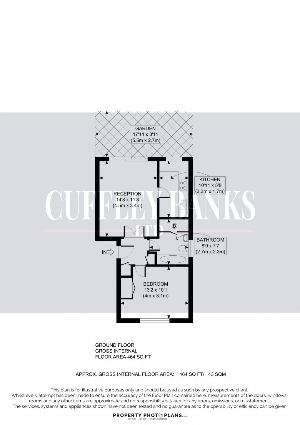 Floorplan for Perivale, Middlesex