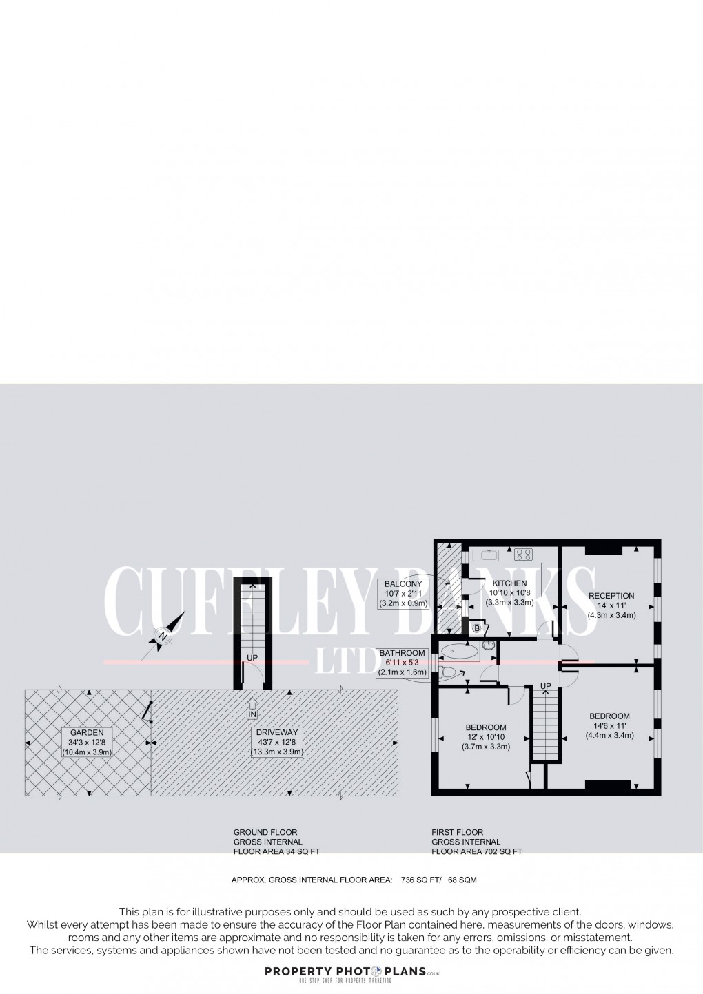 Floorplan for Highmead Crescent, Wembley, Middlesex